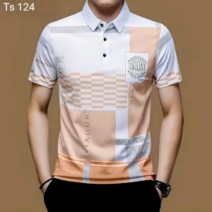 Premium Quality Half Sleeve China polo Shirt TS124